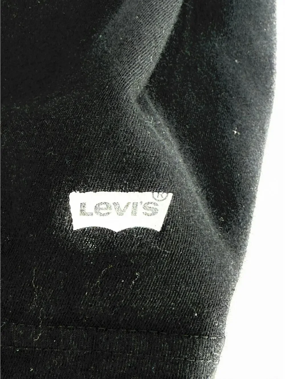 Levi's Classic Black Cotton T-Shirt Casual Streetwear Large‎